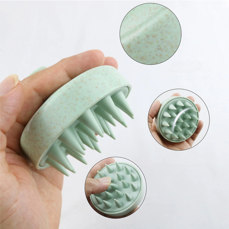 Silicone Shower Brush Head Scalp Massage